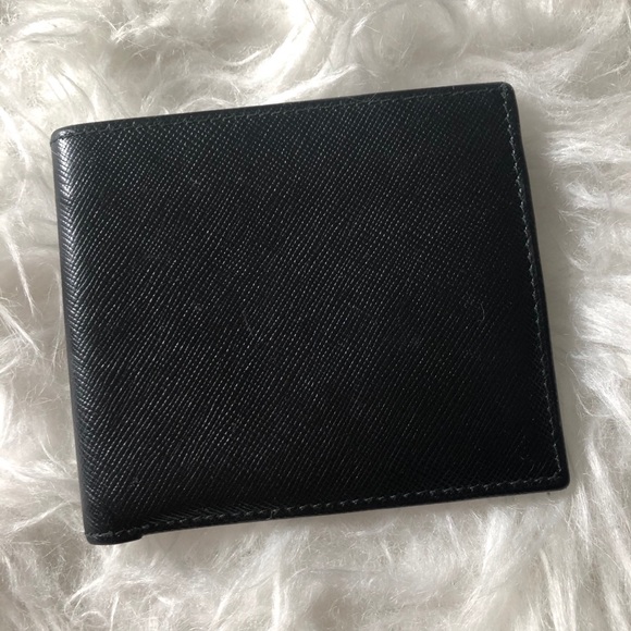 PRADA LEATHER CARD WALLET UNISEX - Picture 2 of 6